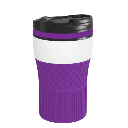 Retumbler Bayamo Thermo Mug in White/Purple