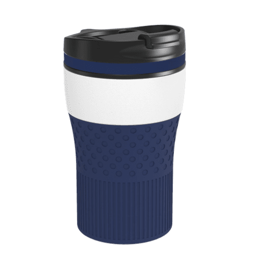 Retumbler Bayamo Thermo Mug in White/Dark Blue