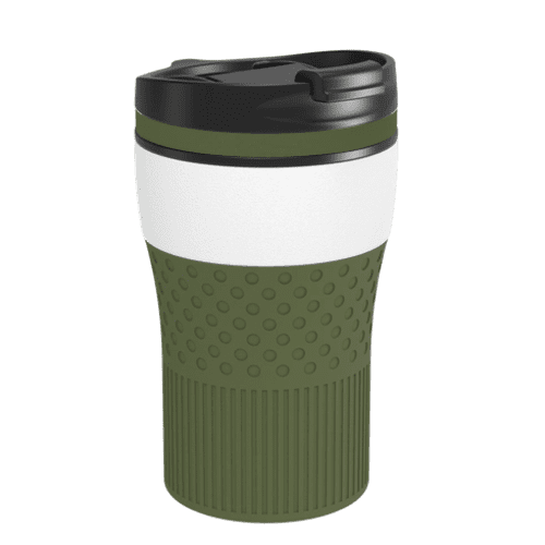 Retumbler Bayamo Thermo Mug in White/Olive