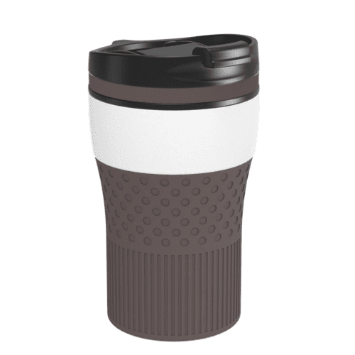 Retumbler Bayamo Thermo Mug in White/Brown