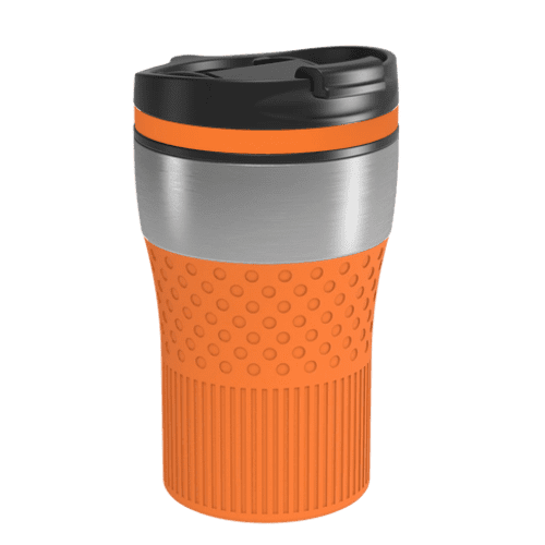 Retumbler Bayamo Thermo Mug in Silver/Orange