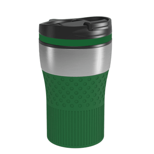 Retumbler Bayamo Thermo Mug in Silver/Green