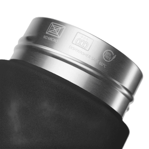 Close Up of Rim of 500ml Eco Ocean Bottle from Total Merchandise