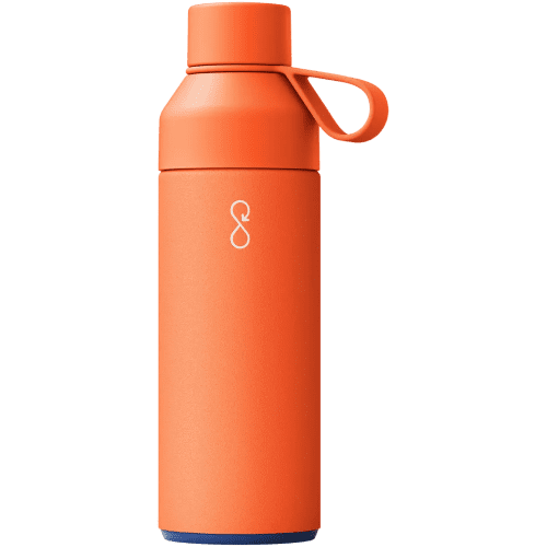 Custom 500ml Recycled Plastic Ocean Bottle in Orange available Total Merchandise