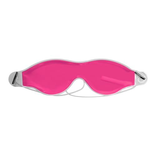 Branded Hot & Cold Gel Eye Masks in Pink from Total Merchandise