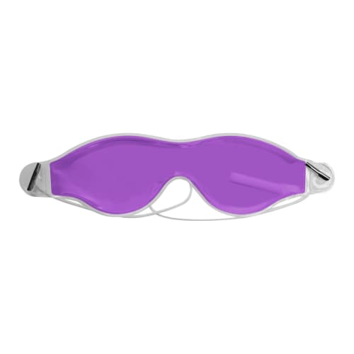 Promotional Hot & Cold Gel Eye Masks in Purple by Total Merchandise