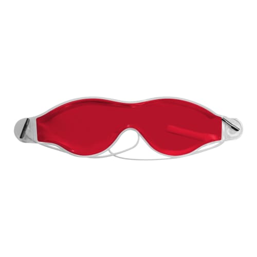 Branded Heated Gel Eye Masks in red for printing with your logo by Total Merchandise