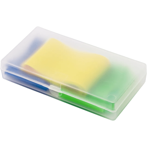 Promotional resistance fitness bands in a printed gift box by Total Merchandise