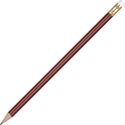 Custom Branded Oro Range Pencil in Dark Red from Total Merchandise