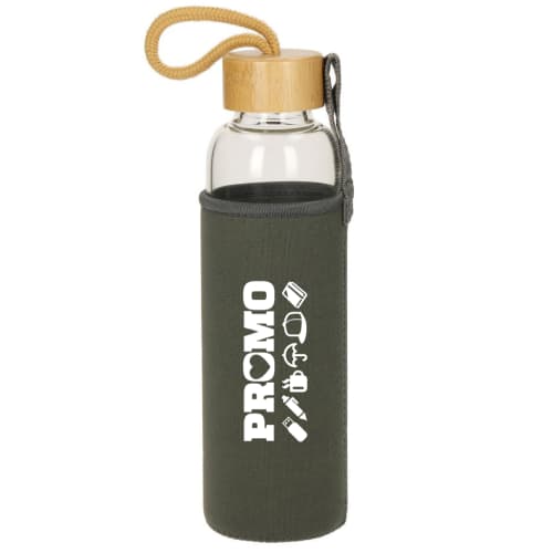 Customize Promotional Eco-friendly Borosilicate Glass Water Bottle