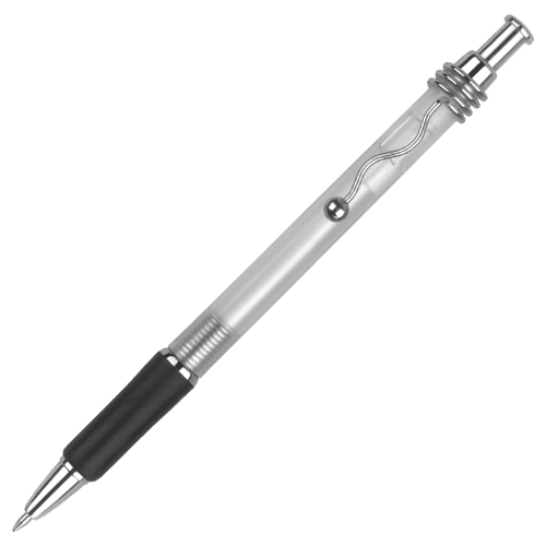 Promotional Viper Frost Ballpen in White with Curl Clip from Total Merchandise
