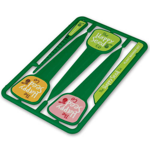 Promotional Plant Marker Kit in green printed with a custom logo by Total Merchandise