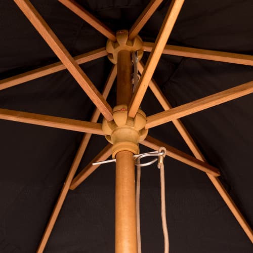 2m Wooden Parasol