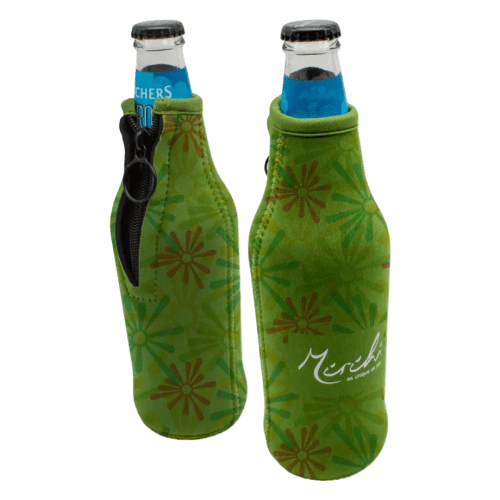 Custom printed Beer Bottle Sleeves with a design from Total Merchandise