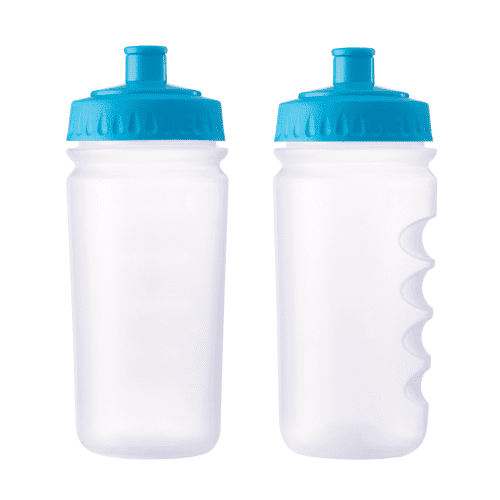 380ml Olympic Sports Bottles in Translucent/Cyan