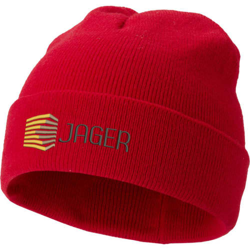 Custom Branded Irwin Essential Roll-Up Beanies With An Embroidered Design From Total Merchandise