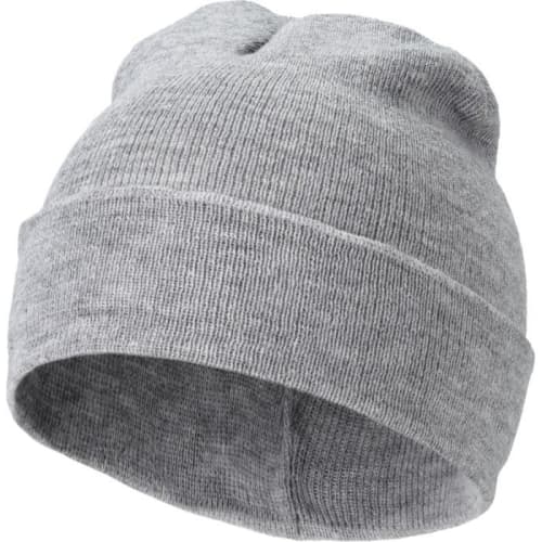 Logo Branded Irwin Essential Roll-Up Beanies With An Embroidered Design From Total Merchandise