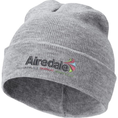 Branded Irwin Essential Roll-Up Beanies With An Embroidered Design From Total Merchandise