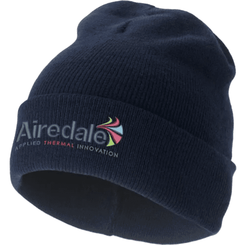 Branded Irwin Essential Roll-Up Beanies With An Embroidered Design From Total Merchandise