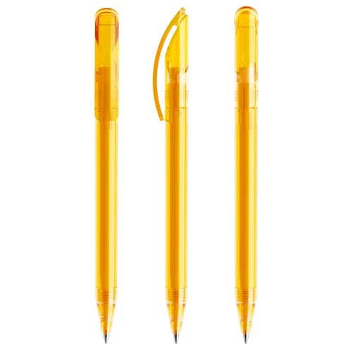 Prodir DS3 Ballpen in Transparent Yellow