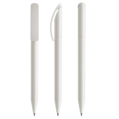 Prodir DS3 Ballpen in Polished White