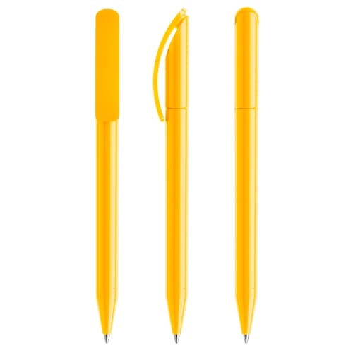 Prodir DS3 Ballpen in Polished Yellow