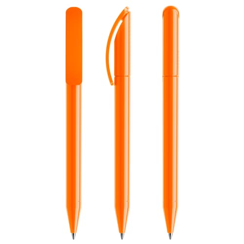 Prodir DS3 Ballpen in Polished Orange