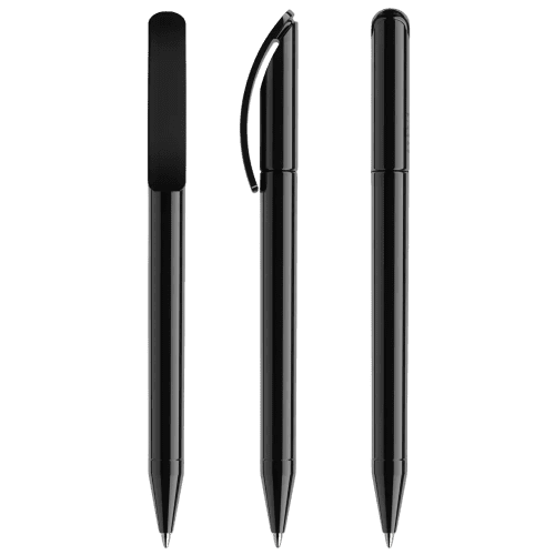 Prodir DS3 Ballpen in Polished Black