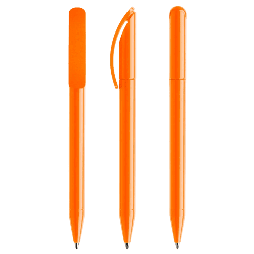 Prodir DS3 Ballpen in Polished Orange