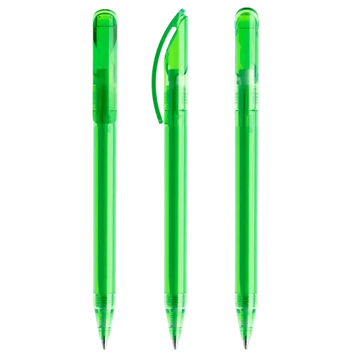 Prodir DS3 Ballpen in Transparent Green