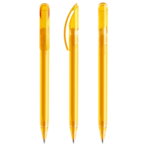 Prodir DS3 Ballpen in Transparent Yellow