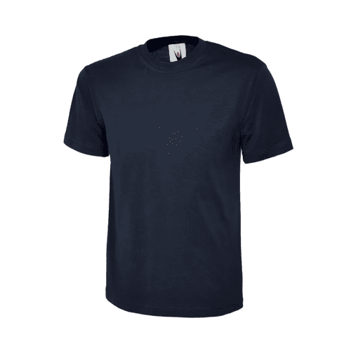 Personalisable Coloured Unisex Uneek Heavyweight Premium T-Shirt in Navy from Total Merchandise