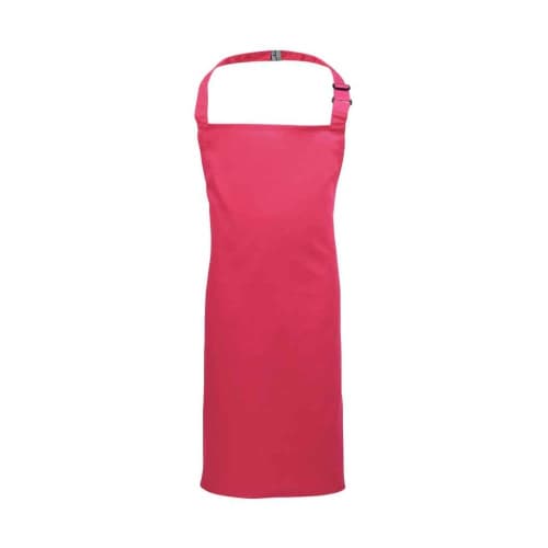 Customisable Kids Bib Apron in Hot Pink from Total Merchandise