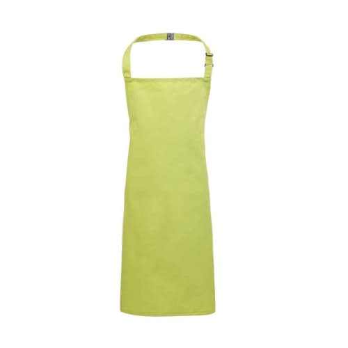 Promotional Kids Bib Apron in Lime from Total Merchandise