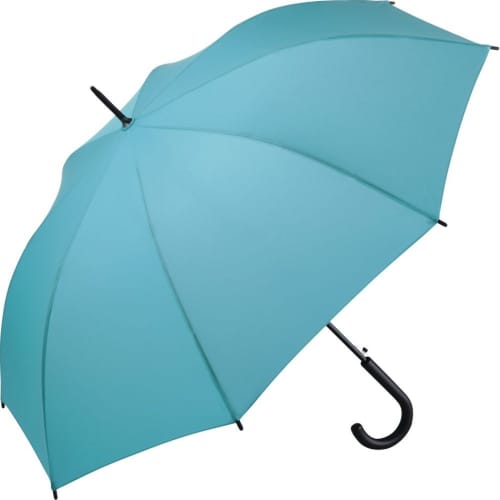 Promotional Fare Automatic Regular Crook Handle Umbrellas in Petrol from Total Merchandise