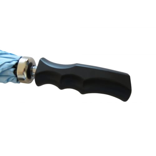 An image of the ergonomic black pistol grip handle from Total Merchandise