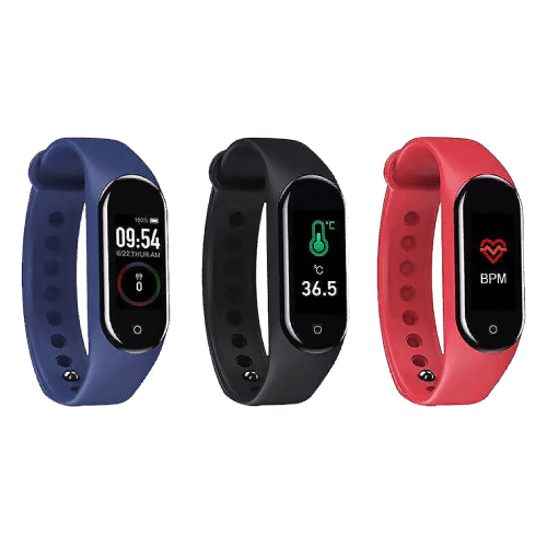 Custom-branded Aspire Tracker Smart Watches are available in three different colours