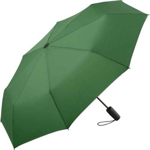 Logo printed Fare AOC Mini Automatic Umbrellas in Green from Total Merchandise