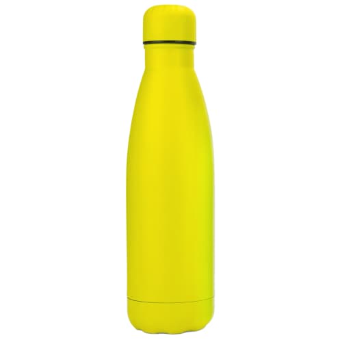 Express Premium 500ml Metal Bottles in Matt Yellow