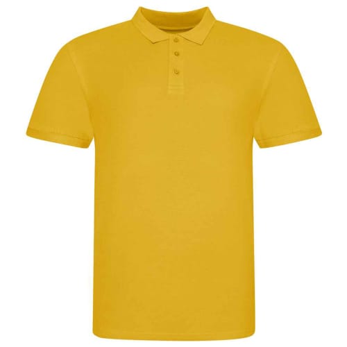 Promotional AWDis Cotton Polo Shirt in Mustard from Total Merchandise