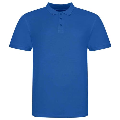 Custom Branded AWDis Cotton Polo Shirt in Royal Blue from Total Merchandise