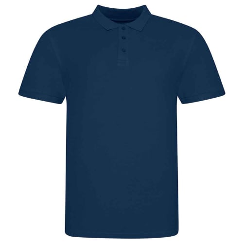 Custom Branded AWDis Cotton Fitted Polo Shirt in Ink Blue from Total Merchandise