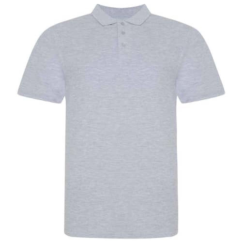 Custom Branded AWDis Women's Cotton Polo Shirt in Heather Grey from Total Merchandise