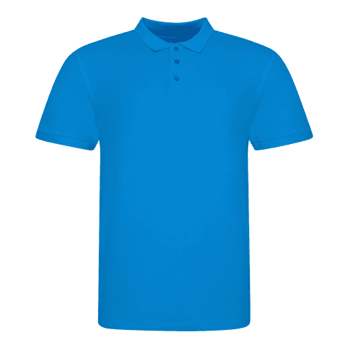 Promotional AWDis Cotton Polo Shirt in Sapphire from Total Merchandise