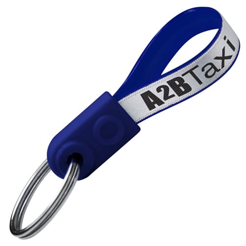 Mini Loopy Keyrings in Blue