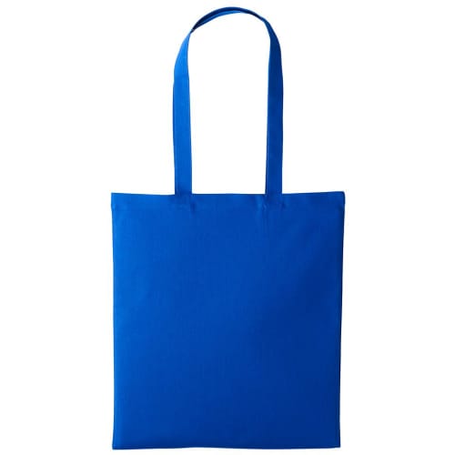 UK Printed Nutshell Cotton Tote Bags in Royal Blue from Total Merchandise