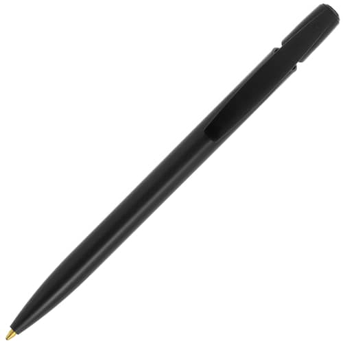 Promotional BiC Media Clic Biodegradable Ballpens in Black/Black by Total Merchandise