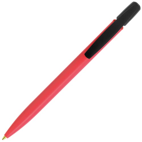 Promotional BiC Media Clic Biodegradable Ballpens in Red/Black colour mix by Total Merchandise