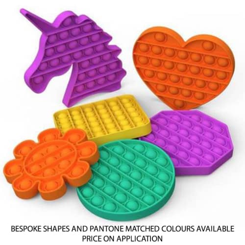 Custom Shapes & Pantone Matched Colour Suggestions for Printed Pop Fidget Toys by Total Merchandise