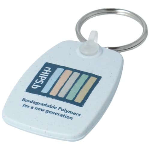 Recycled Plastic Round Keyring